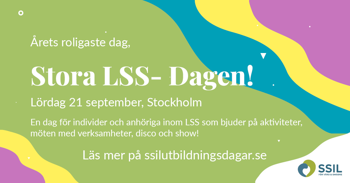 IfA ställer ut på den stora LSS-dagen 21 sep i Stockholm